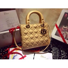 Replika kabelky Dior Lady Default Totes v meruňkové barvě