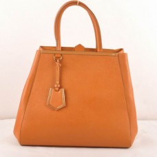 Fendi 2jours Earth Yellow Cross Veins With Ferrari Leather Velká kabelka Fendi 2jours Earth Yellow Cross Veins With Ferrari Leather Velká kabelka