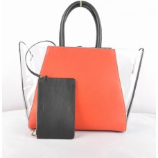 Fendi 2Jours černá průhledná PVC taška