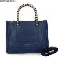Kožená taška Bvlgari New Hand Carry Serpenti Ferrari Sapphire Blue 80381 Kožená taška Bvlgari New Hand Carry Serpenti Ferrari Sapphire Blue 80381