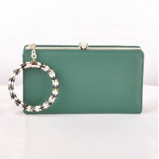 Bvlgari Serpenti Original Kožený rám Pochette Green 82121 Bvlgari Serpenti Original Kožený rám Pochette Green 82121