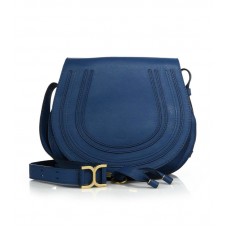 Střední crossbody kabelka Chloe Marcie modrá Střední crossbody kabelka Chloe Marcie modrá