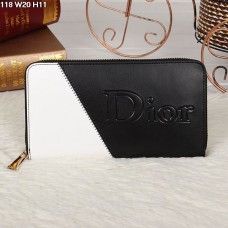 Peněženka Christian Dior Multicolor Black/Bílá na zip 118 Peněženka Christian Dior Multicolor Black/Bílá na zip 118