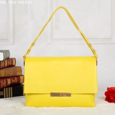 Celine Blade Flap telecí kůže kožená taška přes rameno citronově žlutá 5368 Celine Blade Flap telecí kůže kožená taška přes rameno citronově žlutá 5368