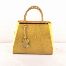 Fendi 2jours žlutá křížená žilkovaná s citronově žlutou malou koženou taškou Ferrari Fendi 2jours žlutá křížená žilkovaná s citronově žlutou malou koženou taškou Ferrari