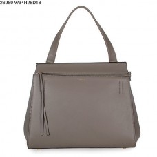 Celine EDGE telecí kožená kabelka khaki 26938 Celine EDGE telecí kožená kabelka khaki 26938