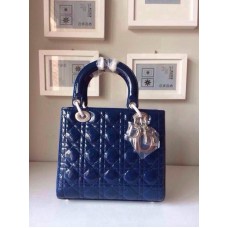 Replika Dior Lady Default Leather Blue