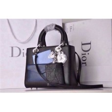 Replika Dior Lady kabelky z pravé kůže černá