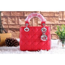Replika Dior Lady Default Lambskin Red