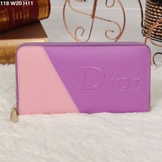 Peněženka Christian Dior Multicolor Purple/Růžová na zip 118