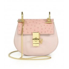 Zdobená kožená mini crossbody kabelka Chloe Drew