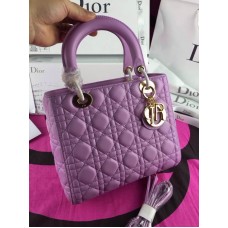 Replika Dior Lady Totes z pravé kůže fialová kabelka