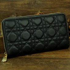 Peněženka Lady Dior Escapade z ovčí kůže D0082 černá