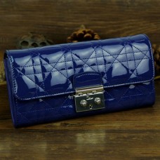 Peněženka Dior Flap 9002 modrá