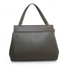 Celine EDGE Originální kožená kabelka khaki 3405 Celine EDGE Originální kožená kabelka khaki 3405