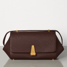 Bottega Veneta Malá BV Úhlová Kabelka V Burgundsku Palmellato Bottega Veneta Malá BV Úhlová Kabelka V Burgundsku Palmellato