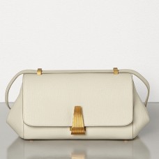 Bottega Veneta Malá kabelka BV Angle v bílé barvě Palmellato Bottega Veneta Malá kabelka BV Angle v bílé barvě Palmellato
