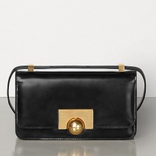 Bottega Veneta Mini BV Klasická kabelka z černé telecí kůže Bottega Veneta Mini BV Klasická kabelka z černé telecí kůže