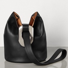 Kabelka Bottega Veneta Drop z černé kůže Nappa Kabelka Bottega Veneta Drop z černé kůže Nappa
