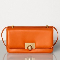 Bottega Veneta BV Klasická kabelka z oranžové francouzské telecí kůže Bottega Veneta BV Klasická kabelka z oranžové francouzské telecí kůže