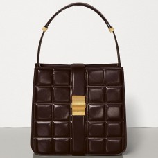 Bottega Veneta polstrovaná taška Marie z papíru Fondente Bottega Veneta polstrovaná taška Marie z papíru Fondente