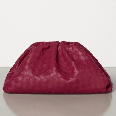 Bottega Veneta Spojka Pouzdra V Amaranto Intrecciato Kůži Bottega Veneta Spojka Pouzdra V Amaranto Intrecciato Kůži