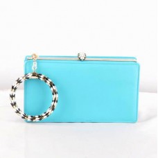 Bvlgari Serpenti Original Kožená Pochette Sky Blue 82121 Bvlgari Serpenti Original Kožená Pochette Sky Blue 82121