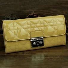 Peněženka Dior Flap 9002 žlutá