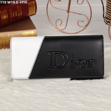 Peněženka Christian Dior Multicolor Black/White s klopou 119 Peněženka Christian Dior Multicolor Black/White s klopou 119