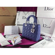 AAA imitace Dior Lady Default modrá kabelka