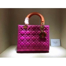 Replika Dior Lady Totes z jehněčí kůže, červená