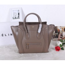 Velká cestovní taška Celine v tmavě šedé barvě
