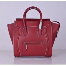 Velká cestovní taška Celine, červenomodrá, 30 cm
