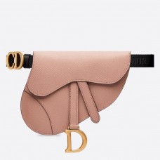 Kabelka Dior Saddle Belt z telecí kůže s práškovou zrnitostí Kabelka Dior Saddle Belt z telecí kůže s práškovou zrnitostí