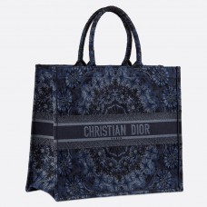 Dior Book Tote KaleiDiorskopická modrá taška