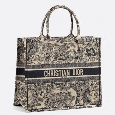 Taška Dior Book Tote Toile De Jouy