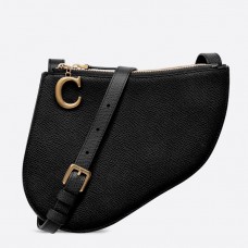 Kabelka Dior Saddle Trio s popruhem z černé telecí kůže Kabelka Dior Saddle Trio s popruhem z černé telecí kůže