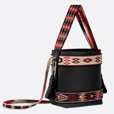 Černá telecí kůže Dior Diorodeo hobo kabelka