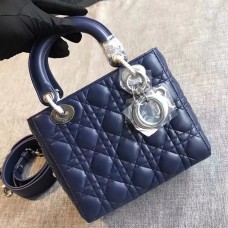 Kabelka Dior My Lady Dior ze safírové jehněčí kůže Kabelka Dior My Lady Dior ze safírové jehněčí kůže