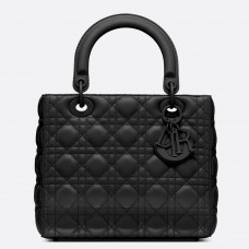 Kabelka Dior Medium Lady Dior Ultra-Matte So Black