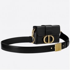 Kabelka Dior 30 Montaigne Box z černé jehněčí kůže Kabelka Dior 30 Montaigne Box z černé jehněčí kůže