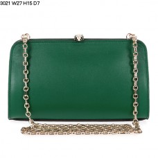 Bvlgari Serpenti Famed Clutch Bag Green 3021 Bvlgari Serpenti Famed Clutch Bag Green 3021