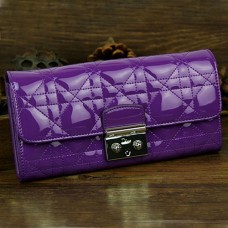 Peněženka Dior Flap 9002 fialová