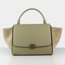 Velká semišová kabelka Celine Trapeze béžové barvy Velká semišová kabelka Celine Trapeze béžové barvy