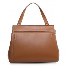 Celine EDGE Originální kožená kabelka světle kávová 3405 Celine EDGE Originální kožená kabelka světle kávová 3405