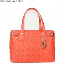 Dior Panarea střední velikost ramenní taška oranžová jehněčí kůže (zlaté kování) 9625