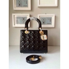 Replika Dior Lady Default Lambskin Black