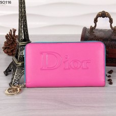 Peněženka Christian Dior Peach se zipem 116