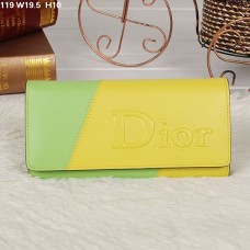 Peněženka Christian Dior Multicolor Yellow/Lime Flap 119