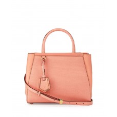 Růžová mini nákupní taška Fendi 2Jours Růžová mini nákupní taška Fendi 2Jours